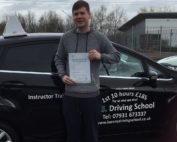 Driving Test Pass for Thomas Wareing in Shrewsbury on 17th April
