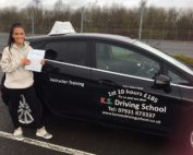 Driving Lessons Shrewsbury Gabriella Graves Passed her Driving Test in Shrewsbury 3rd April