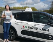 Stephanie Cruiford Shrewsbury Passed Her Driving Test on 25th April