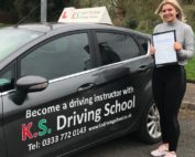 Driving Test Pass in Telford "Congratulations to Tazmin Louise Clifford"