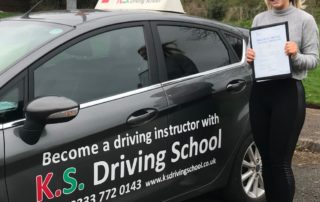 Driving Test Pass in Telford "Congratulations to Tazmin Louise Clifford" 