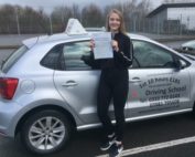 Driving Test Pass for Georgia Yeomans who passed her test on 4th April in Shrewsbury