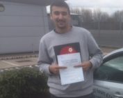 Vasil Valkaov Passed his Driving Test 1st Time in Shrewsbury