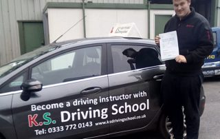 Congratulations to Mitch Page on Passing his Driving test