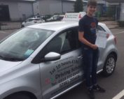 Congratulations Tommy Lincoln who passed his driving test on 18th July Shrewsbury