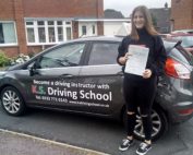 Driving Lessons Shrewsbury Sophie Canning Passed Driving Test 21st July