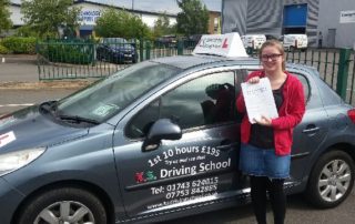 Driving Lessons Shrewsbury Molly Tamplin Passed Driving Test 21st July