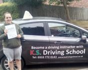 Driving Lessons Telford Amy Shield Passed 1st Time 20th July