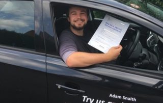 Driving Lessons Telford Steven Nicholson Passed on Friday13th July