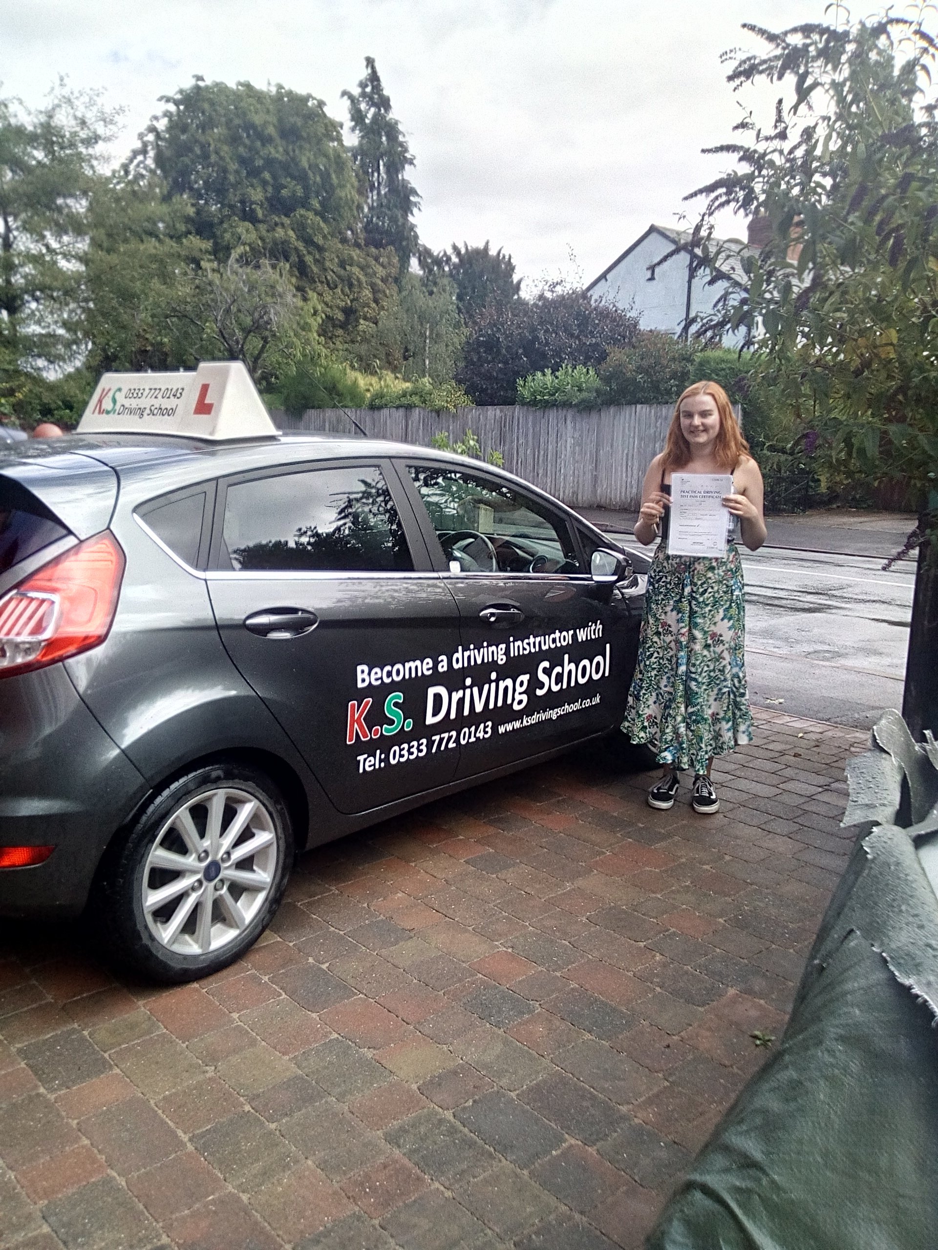 Congratulations Ava wildings on passing her driving test 10th August
