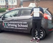 Congratulations on William Weaver on passing his test 1st time
