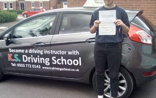 Congratulations on William Weaver on passing his test 1st time