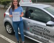 Congratulations to Amiya Griffin who passed her driving test on 7th August
