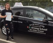 Driving Lessons Shrewsbury Heather Codd Passed 31st August