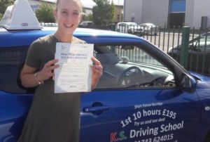 Driving Test Pass Shrewsbury Rebecca Earl