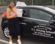 Francesca Bray Passed her Driving Test
