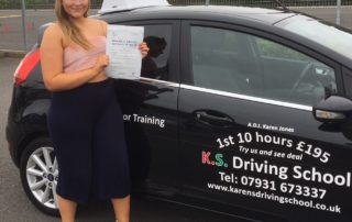 Francesca Bray Passed her Driving Test