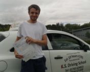 Well done to William Bennett Driving Test Pass on 15th August in Shrewsbury