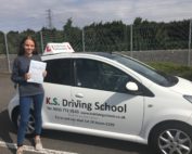 Congratulations to Julija Sumska Passing Driving Test in Shrewsbury