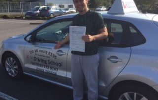 Driving Test Pass for Ryan Harley