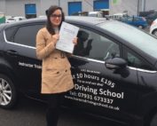 Driving Test Pass in Shrewsbury 23rd November