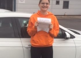 Congratulations to Shania Mundy who passed her driving test on Tuesday 27th November