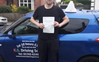 Driving Test Pass in Shrewsbury