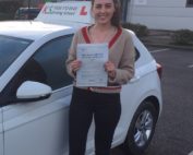 Congratulations to Romy Payne who passed her driving test 1st time