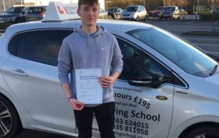 Driving Test Pass in Shrewsbury 20th December