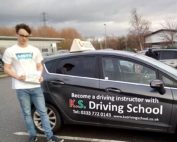 Congratulations to Stanley Bates on passing