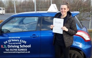 Driving Test Pass in Shrewsbury 7th December