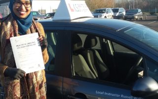 2nd January Driving Test Pass in Shrewsbury