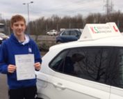 Congratulations to Alister Perkins who past his driving test 1st time
