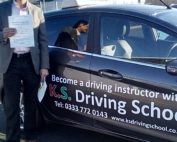 Dr Oberoi on passing his test today 1st time in Shrewsbury