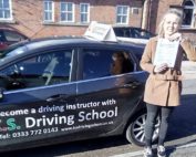 Caitlin Pennington passing 1 st time in whitchurch