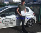 Driving Test Pass for Jake Smallman Shrewsbury