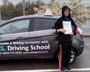 Congratulations to Octavia Riggall.Passing her Driving