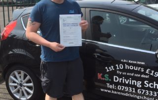 Driving Test Pass in Shrewsnury 17th April