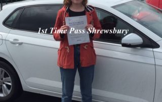 Emily Lightwood Passed 1st time 3ed April