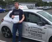 Angus Passed his Driving Test