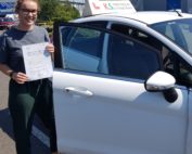 Well Done Emily Turner passing your driving test