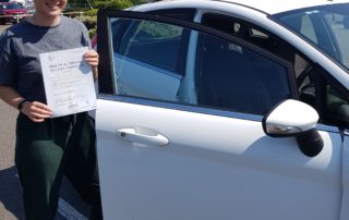 Well Done Emily Turner passing your driving test