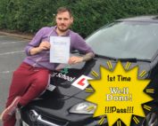 Telford First-time test passJordanBath
