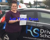 Driving Test Pass for Jodie Lewis in Shrewsbury