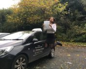 Congratulations to Abigail passing her test