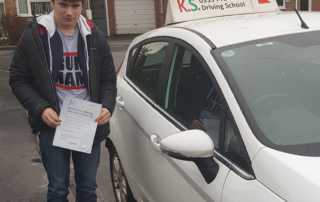 Congratulations to William Rollo passing his test today in whitchurch 26 November 2019