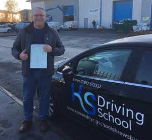 Instructor Training part 2 pass for Paul Jones 1st time Shrewsbury