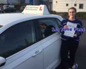 Congratulations to Toni Ainsworth who Passed her Driving Test 1st Time in Shrewsbury