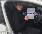 Congratulations to David Crivina who Passed his Driving Test in Telford on 24th February