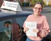 Driving Test Pass Ashleigh Higgins